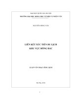 Liên kết xúc tiến du lịch khu vực đông bắc 