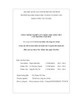 Vai Trò Của Nhân Viên Công Tác Xã Hội Trong Việc Hỗ Trợ Tinh Nhần Cho Bệnh Nhi Và Người Nhà Bệnh Nhi