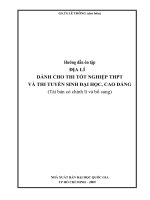 Hướng dẫn ôn tập Địa lý dành cho thi tốt nghiệp THPT và thi tuyển sinh ĐH, CĐ