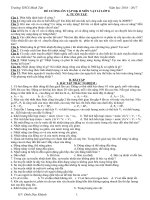 ĐỀ CƯƠNG ôn tập HK II môn vật lí lớp 8