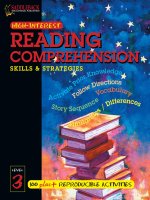 Reading comprehension skills and strategies