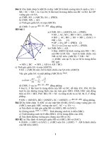 Bài tập quan hệ vuông góc(có lời giải chi tiết) file Word