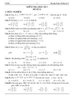 Tuyen tap de kiem tra Hoc ki 1  Toan 10  tap 2