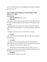 Giáo án tích hợp kiến thức liên môn vào giảng dạy bài thông điệp nhân ngày thế giới phòng chống AIDS 