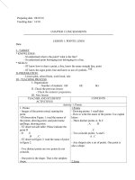 GIÁO ÁN TOÁN SONG NGỮ  HÌNH HỌC 6 CẢ NĂM - Chuẩn