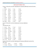 Tài liệu bổ trợ kiến thức lớp 11 môn Tiếng Anh ( Cộng đồng học sinh lớp 11 )