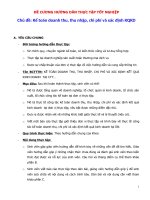 ĐỀ CƯƠNG HƯỚNG DẪN THỰC TẬP TỐT NGHIỆP - Chủ đề Kế toán doanh thu, thu nhập, chi phí và xác định KQKD