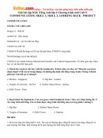 Giải bài tập SGK Tiếng Anh lớp 6 Chương trình mới Unit 9: COMMUNICATION, SKILL 1, SKILL 2, LOOKING BACK  PROJECT 