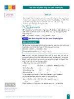 Lớp 11- Bài tập axit cacboxylic