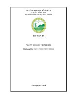 Tai lieu tham khao Vat ly hoc thuc pham