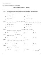 Đề thi số phức (1)