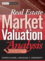 Real estate market valuation analysis