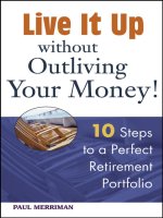 Live it up without ouliving your monney 