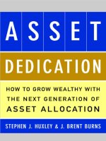 Asset dedication how to grow wealthy with next generation of asset allocation 