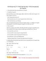 Giải bài tập trang 73, 74 SGK Toán lớp 6 tập 1: Thứ tự trong tập hợp các số nguyên 