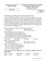 đề thi vào lớp 10 môn anh văn chuyên (47) 
