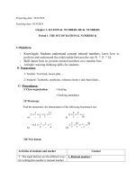 GIÁO ÁN TOÁN SONG NGỮ  ĐẠI SỐ 7 CẢ NĂM - Chuẩn