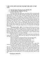 ĐỀ CƯƠNG môn GIÁO dục đại học THẾ GIỚI và VIỆT NAM