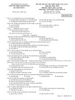 ĐỀ THI THỬ THPT LỚP 10 MÔN GIÁO DỤC CÔNG DÂN 10