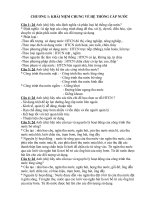 đè cương ôn tập cấp thoát nước