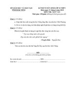 ĐỀ ôn THI vào lớp 10 môn NGỮ văn ( CHUYÊN) (3) 