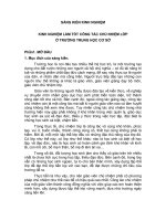 Sáng kiến kinh nghiệm kinh nghiệm làm tốt công tác chủ nhiệm lớp ở trường trung học cơ sở 