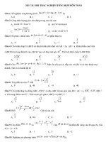 Trac nghiem tong hop chuong trinh lop 12