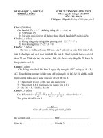 ĐỀ THI CHÍNH THỨC VÀO LỚP 10 MÔN TOÁN CHUYÊN  (2)