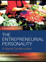 The ENtrepreneurial personality a social construction 2nd 