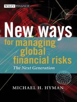 New ways to for managing global financial risks 
