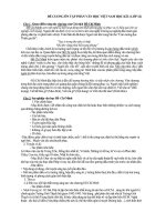 Đề cương ôn tập phần văn học Việt Nam học kì I lớp 12