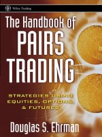 The handbook of pairs trading strategies using equities options 