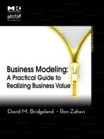 Business modeling a practical guide to realizing business value