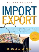 Import and export how to take your business across book 4th