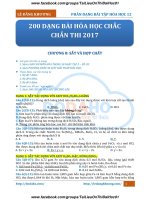 Chương 8 Phân loại bài tập SẮT VÀ HỢP CHẤT