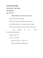 Giáo án tích hợp kiến thức môn toán và vật lý vào giảng dạy bài một số bài toán về đại lượng tỉ lệ nghịch môn toán 7 