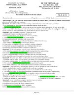 đề thi TN THPT môn tiếng anh lớp 10 (6) 