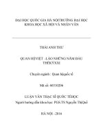 Quan hệ Việt - Lào những năm đầu thế kỷ XXI