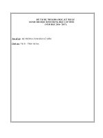 Đề tài dự thi khoa học kĩ thuật dành cho học sinh trung học phổ thông