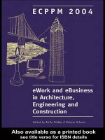 eWork and ebusiness in architecture engineering and construction 