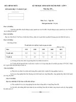 De thi hoc sinh gioi cap tinh mon dia ly 9