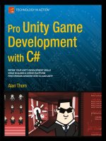 Pro unity game development with c