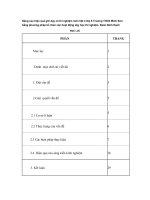 Nâng cao hiệu quả giờ dạy có thí nghiệm môn vật lí lớp 6 trường THCS minh sơn bằng phương pháp tổ chức các hoạt động dạy học thí nghiệm 