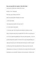 sáng kiến kinh nghiệm gây hứng thú học tập đối với bộ môn vật lí 9 