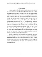 Lạm phát và phương pháp kiềm chế lạm phát ở Việt Nam hiện nay