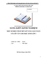 Sáng Kiến Kinh Nghiệm - Minh Thúy - Trường Tiếu Học Tiến Thắng A