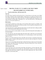 Phương Án Đầu Tư Và Chiến Lược Phát Triển Doanh Nghiệp Sau Cổ Phần Hóa