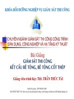 BP_Bài Giảng Chuyên Đề Giám Sát Thi Công_Giám Sát BTCT 2