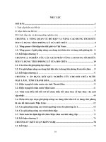 Nghiên cứu giải pháp nâng cao dung tích hữu ích và dung tích phòng lũ của hồ chứa; áp dụng cho hồ chứa nước mậu lâm, tỉnh thanh hóa 