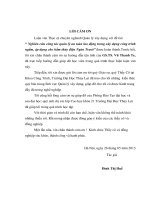 Nghiên cứu công tác quản lý an toàn lao động trong xây dựng công trình ngầm, áp dụng cho hầm thủy điện ngàn trươi 